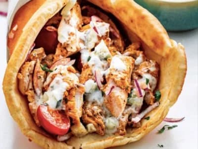 BBQ Chicken Pita